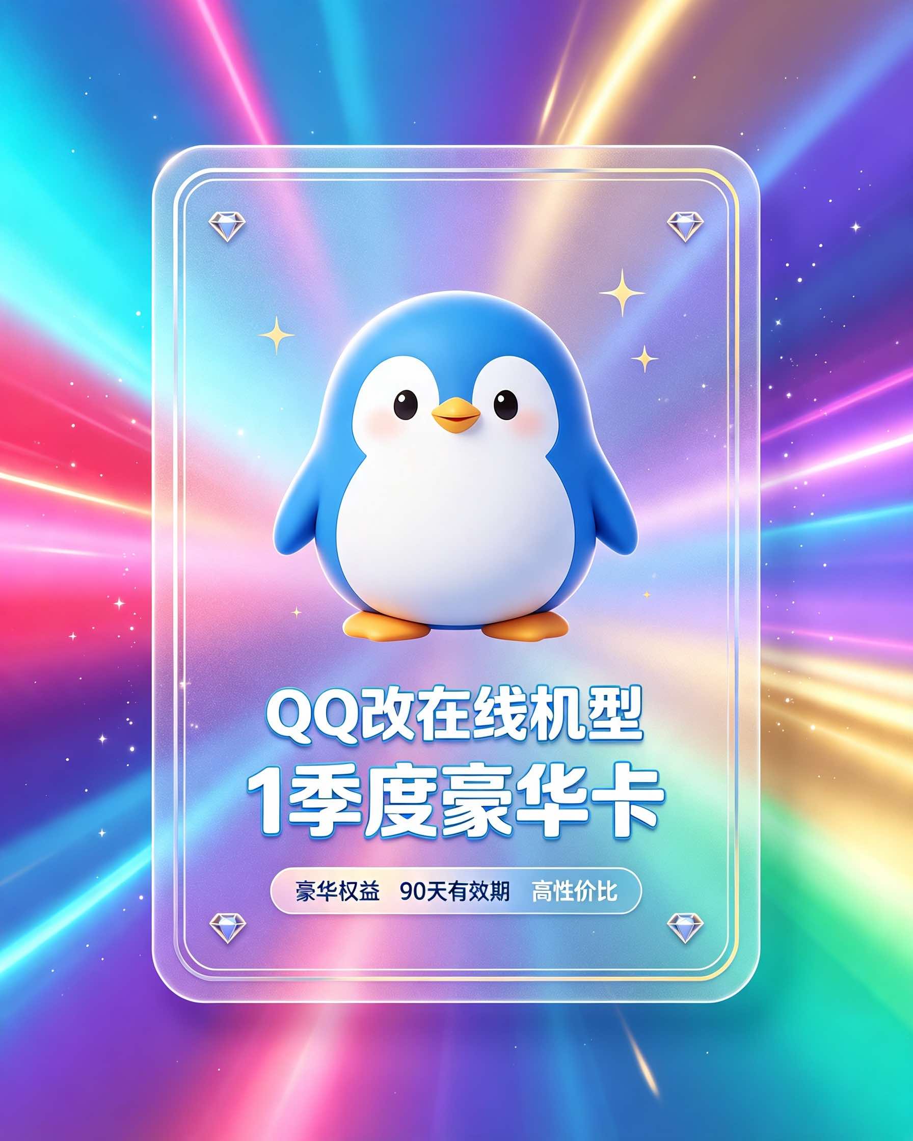QQ改在线机型 1季度 豪华卡